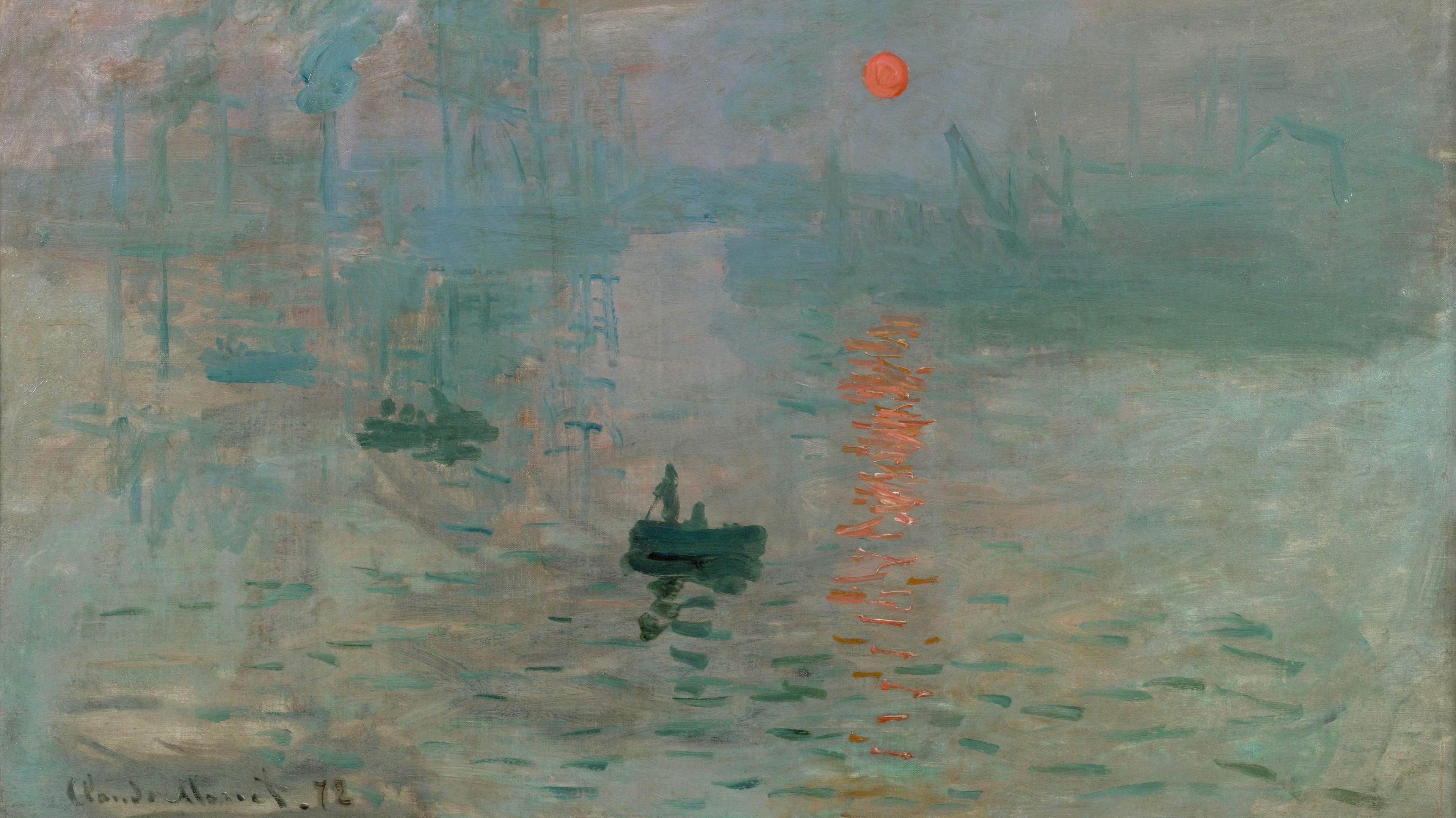 Impression, soleil levant illustration
