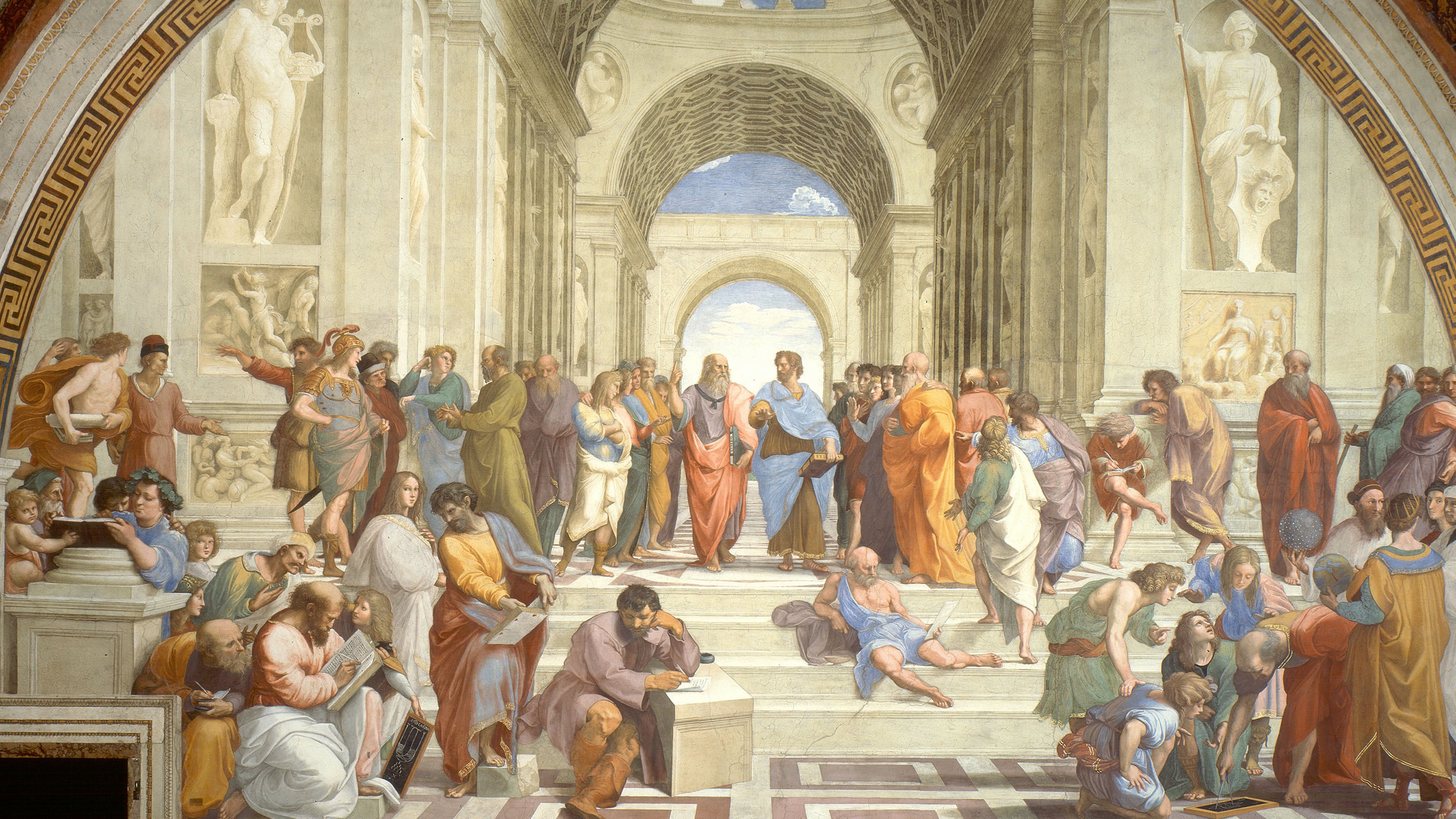 L'École d'Athènes illustration