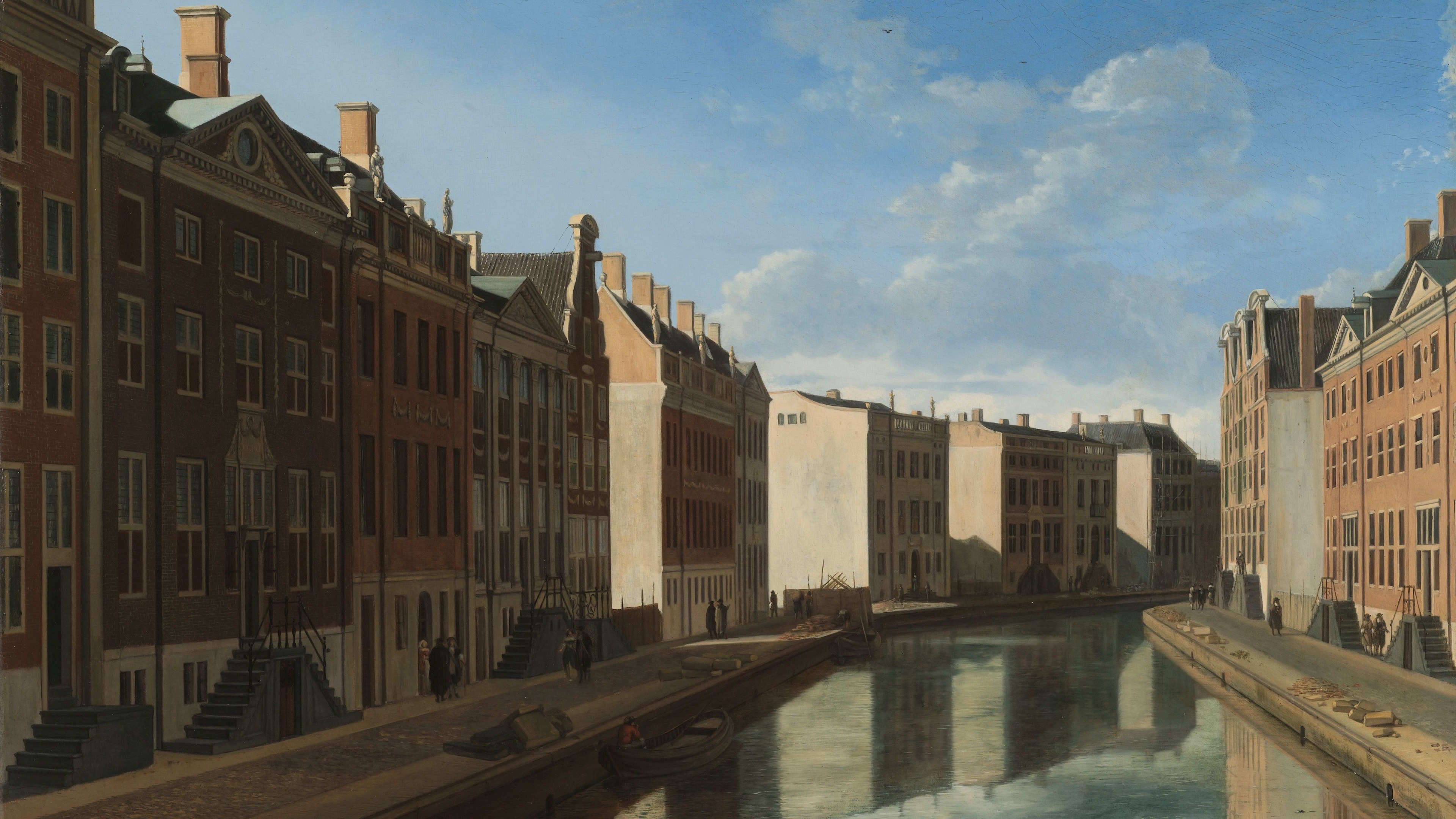 Vue du Golden Bend dans le Herengracht illustration